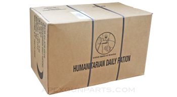 Humanitarian Daily Rations (HDR/MRE), 10 Days Supply of Food for $XX / 1 Case, Mix of Menu's per Case