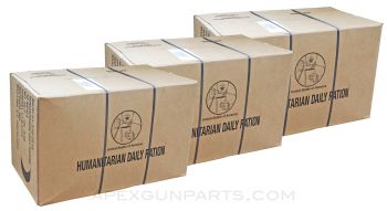 Humanitarian Daily Rations (HDR/MRE), 1 Months Supply of Food for $90 / 3 Cases, Mix of Menu&#039;s per Case 