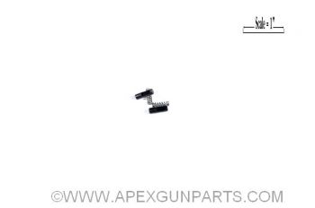 AK Front Sight Base Detent Plunger and Spring Set, NEW