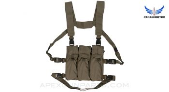 &quot;VOLK+MH&quot; Chest Rig Bundle, w/ Minimalist Harness, Ranger Green *New* by Parashooter Gear